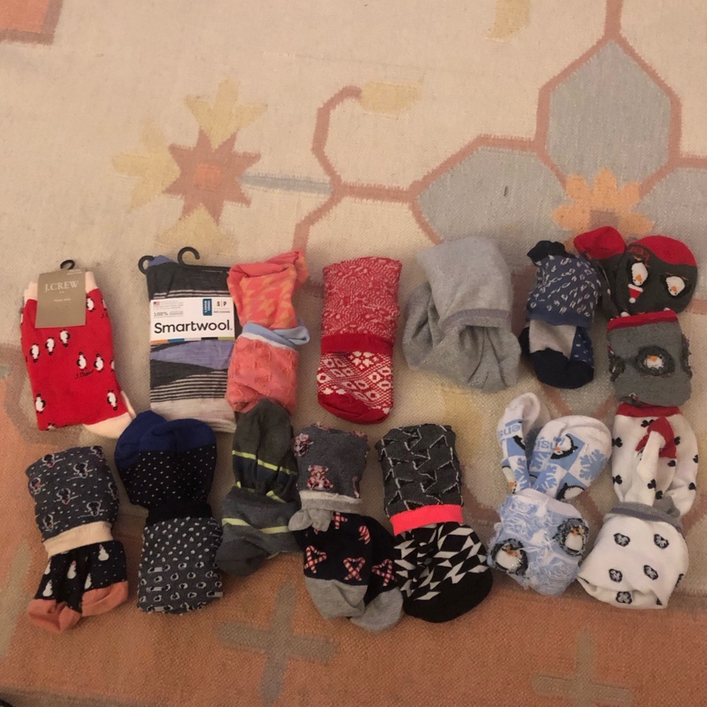 14 new/lightly used socks jcrew smart wool target